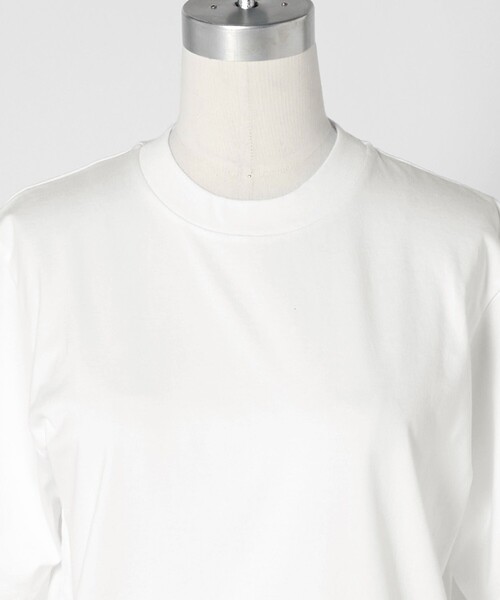 LOEFF（ロエフ）の「＜LOEFF＞スビンコットン ショートスリーブ カットソー（Tシャツ/カットソー・レディース・グレー系/ホワイト・FREE）」の19枚目の写真