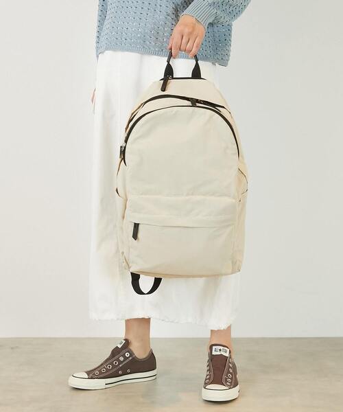 MELROSE claire（メルローズ クレール）の「【撥水軽量！大人の12ポケットリュック】（バックパック/リュック・レディース・ブラック/ベージュ/ダークグレー・FREE）」の19枚目の写真