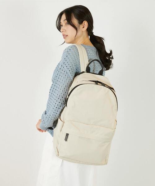 MELROSE claire（メルローズ クレール）の「【撥水軽量！大人の12ポケットリュック】（バックパック/リュック・レディース・ブラック/ベージュ/ダークグレー・FREE）」の20枚目の写真