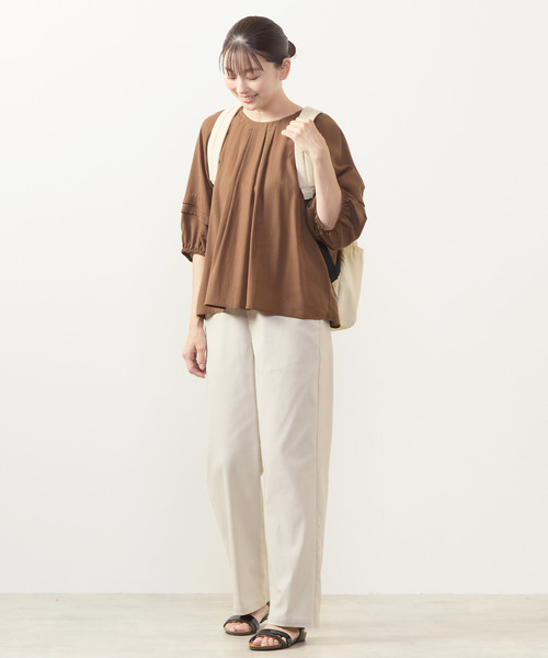 MELROSE claire(メルローズ クレール)の「【撥水軽量!大人の12ポケットリュック】(バックパック/リュック・レディース・ブラック/ベージュ/ダークグレー・FREE)」の12枚目の写真