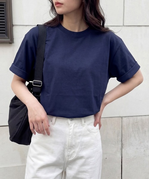 Printstar(プリントスター)の「【Printstar】7.4オンス スーパーヘビービッグTシャツ 00147(Tシャツ/カットソー・メンズ・ライトベージュ/ブラック/ネイビー/ホワイト/グレイッシュブルー・M/S/L)」の4枚目の写真