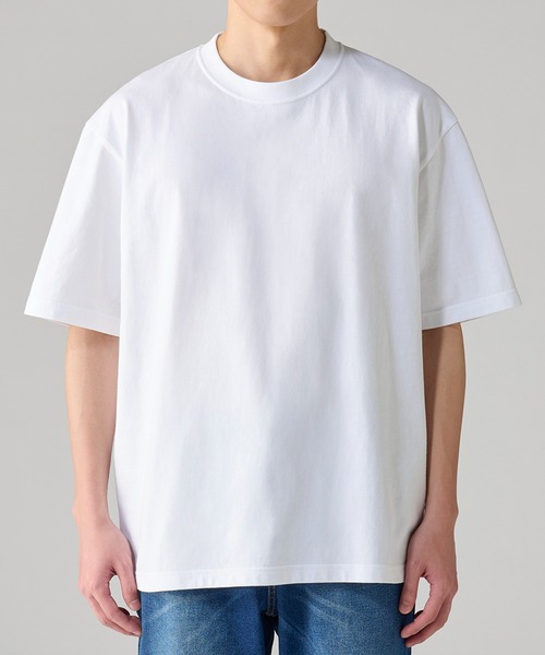 Printstar(プリントスター)の「【Printstar】7.4オンス スーパーヘビービッグTシャツ 00147(Tシャツ/カットソー・メンズ・ライトベージュ/ブラック/ネイビー/ホワイト/グレイッシュブルー・M/S/L)」の6枚目の写真