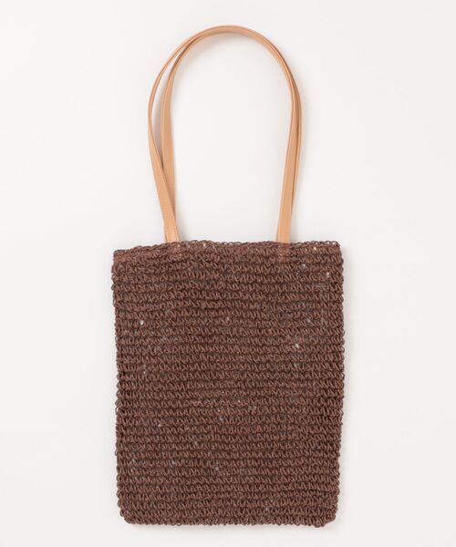 PAUL & JOE ACCESSOIRES(ポールアンドジョーアクセソワ)の「【PAUL & JOE ACCESSOIRES /ポール アンド ジョー アクセソワ 】 BEADS MOTIF トートバッグ(トートバッグ・レディース・パープル/ブラウン・FREE)」の6枚目の写真