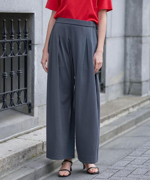 DRESSTERIOR(ドレステリア)の「◆【セットアップ可】フレンチテリー ワイドパンツ(その他パンツ・レディース・グレー/チャコールグレー・34/36/38)」の22枚目の写真