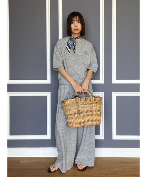 DRESSTERIOR(ドレステリア)の「◆【セットアップ可】フレンチテリー ワイドパンツ(その他パンツ・レディース・グレー/チャコールグレー・34/36/38)」の10枚目の写真