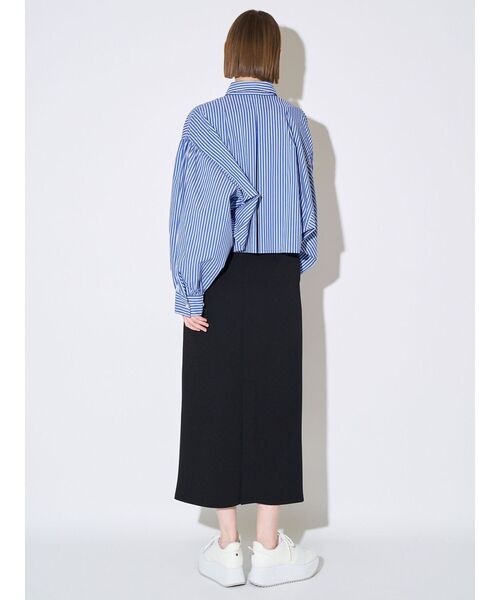 ELENDEEK（エレンディーク）の「クロップドシャツ（シャツ/ブラウス・レディース・インディゴブルー/その他1/オフホワイト・FREE）」の21枚目の写真