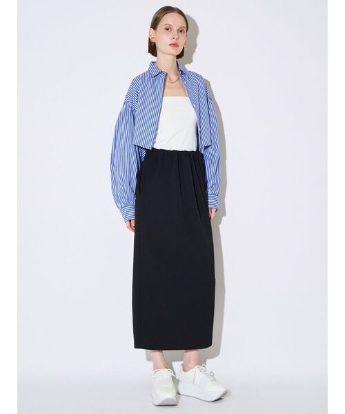 ELENDEEK（エレンディーク）の「クロップドシャツ（シャツ/ブラウス・レディース・インディゴブルー/その他1/オフホワイト・FREE）」の22枚目の写真