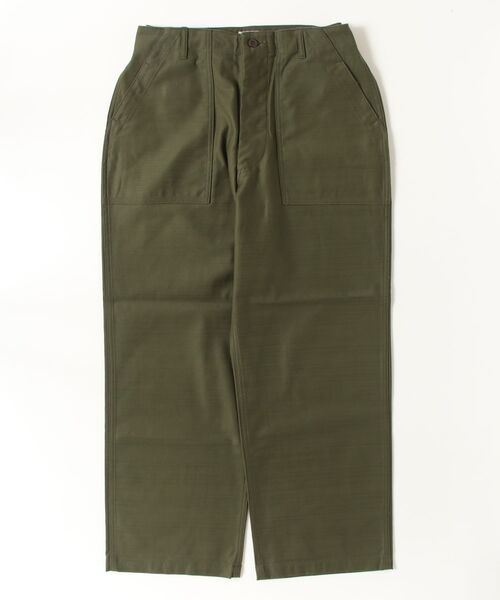 CIOTA（シオタ）の「CIOTA / シオタ：Baker Pants (Baggy) (One Wash)：PTLM-165-CRBS[STD]（デニムパンツ・メンズ・ブラック/ダークオリーブ・4）」の2枚目の写真