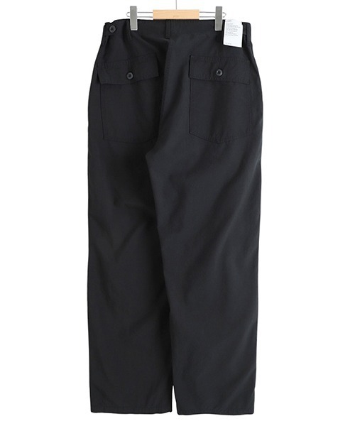 CIOTA（シオタ）の「CIOTA / シオタ：Baker Pants (Baggy) (One Wash)：PTLM-165-CRBS[STD]（デニムパンツ・メンズ・ブラック/ダークオリーブ・4）」の3枚目の写真