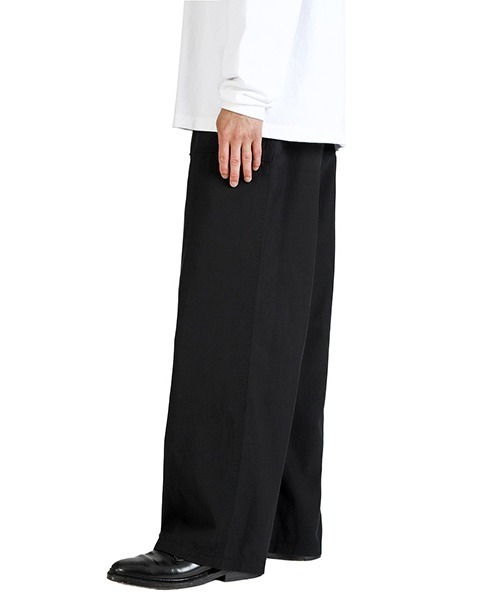 CIOTA（シオタ）の「CIOTA / シオタ：Baker Pants (Baggy) (One Wash)：PTLM-165-CRBS[STD]（デニムパンツ・メンズ・ブラック/ダークオリーブ・4）」の9枚目の写真