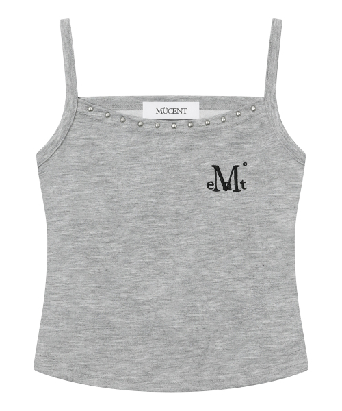 MUCENT(ムセント)の「マノバッグクロスレザーパッチスリーブレスナシ(2カラー)(Tシャツ/カットソー・レディース・グレー/ブラック・FREE)」の5枚目の写真