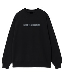 【GREENROOM / グリーンルーム】CORE LOGO CREW SWEAT