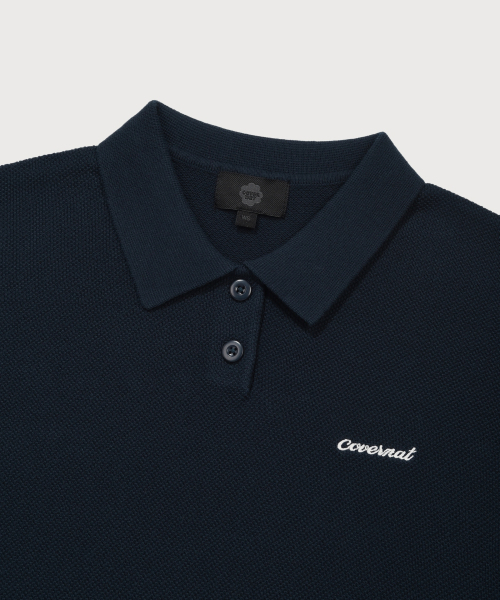 COVERNAT（カバーナット）の「ウィメンズカラー ハーフニット ネイビー（ニット/セーター・レディース・その他・WS/WM）」の5枚目の写真