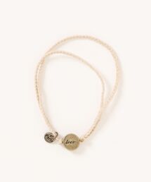 MONOCHROME（モノクローム）の「メッセージパール 2WAYコットンコードアンクレット（アンクレット）」