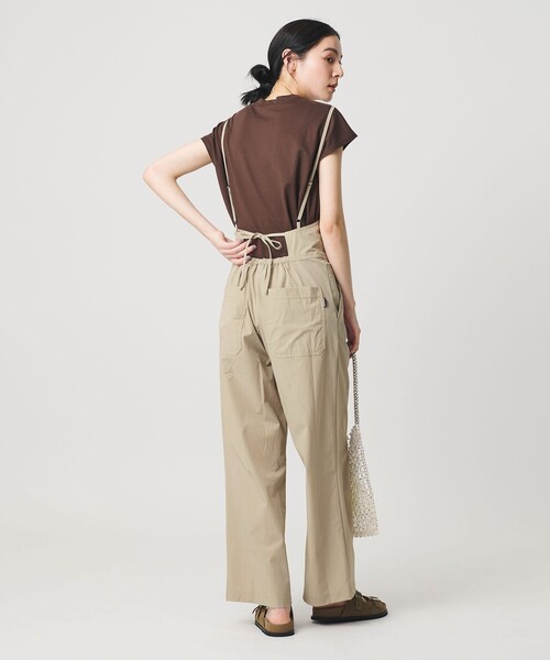 THOUSAND MILE(サウザンドマイル)の「【別注】<THOUSAND MILE>キャミソール サロペット はっ水 UVカット(サロペット/オーバーオール・レディース・ブラック/ベージュ・FREE)」の2枚目の写真