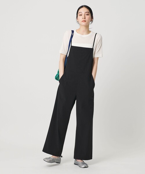THOUSAND MILE(サウザンドマイル)の「【別注】<THOUSAND MILE>キャミソール サロペット はっ水 UVカット(サロペット/オーバーオール・レディース・ブラック/ベージュ・FREE)」の1枚目の写真
