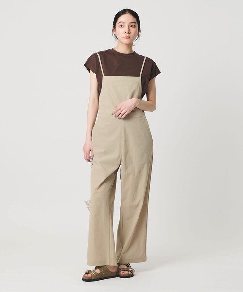 THOUSAND MILE(サウザンドマイル)の「【別注】<THOUSAND MILE>キャミソール サロペット はっ水 UVカット(サロペット/オーバーオール・レディース・ブラック/ベージュ・FREE)」の6枚目の写真