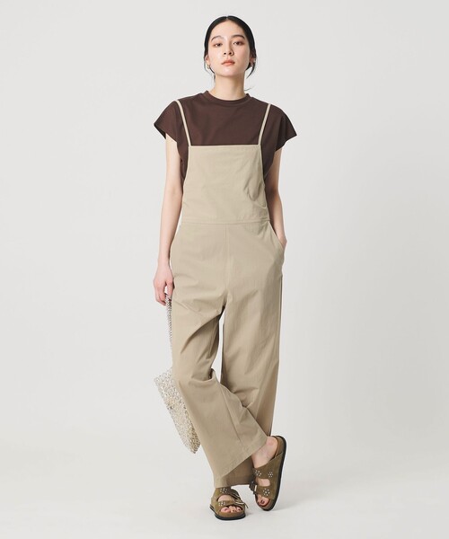 THOUSAND MILE(サウザンドマイル)の「【別注】<THOUSAND MILE>キャミソール サロペット はっ水 UVカット(サロペット/オーバーオール・レディース・ブラック/ベージュ・FREE)」の5枚目の写真