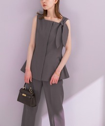 URBAN RESEARCH ROSSO WOMEN | リボンデザイン2WAYジレセットアップ(セットアップ)