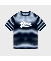 [ユニセックス]OF TEAM ストライプ半袖Tシャツ_3カラー