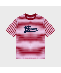 [ユニセックス]OF TEAM ストライプ半袖Tシャツ_3カラー