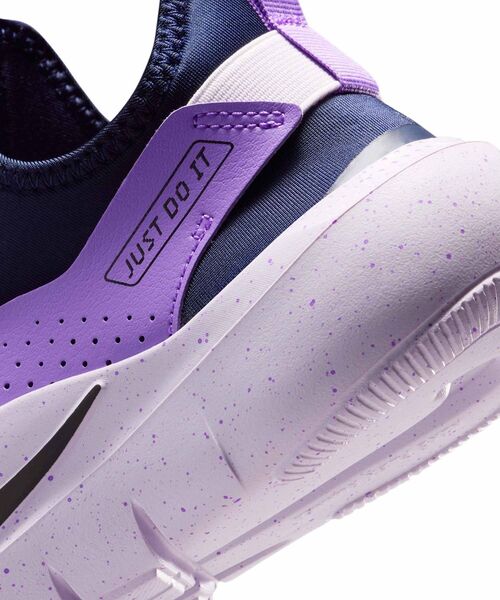 紫色 メッシュ ランニングシューズ ナイキ フレックス ランナー 4 ジュニア ランニングシューズ / Nike