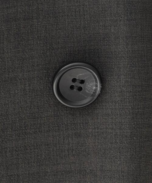 UNTITLED(アンタイトル)の「【シワになりにくい/セットアップ可/接触冷感】ハーフスリーブジャケット(テーラードジャケット・レディース・ライトグレー/スミクロ・00/01/02/03/46/48/50/44/04)」の8枚目の写真
