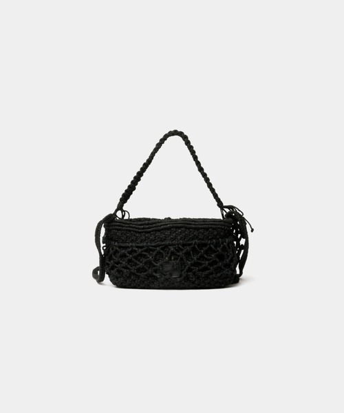 beautiful people（ビューティフルピープル）の「over engineeringjute shoulder bag（ショルダーバッグ・レディース・ブラック・FREE）」の2枚目の写真