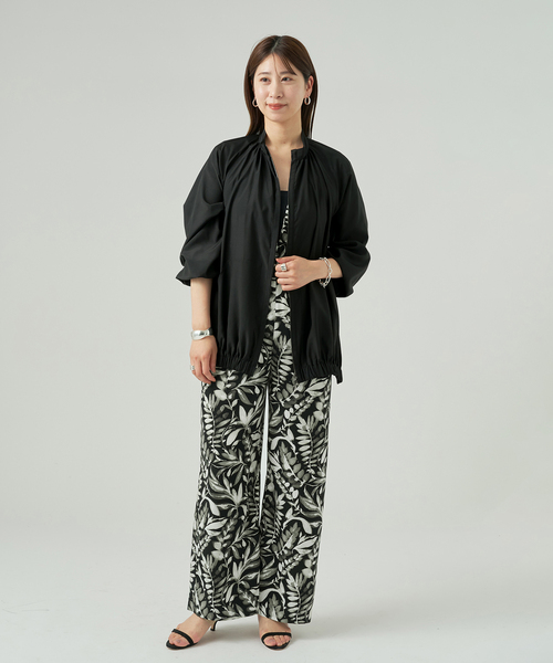 VERMEIL par iena（ヴェルメイユパーイエナ）の「Sheer Volume ブルゾン（その他アウター・レディース・ホワイト/ブラック・FREE）」の13枚目の写真