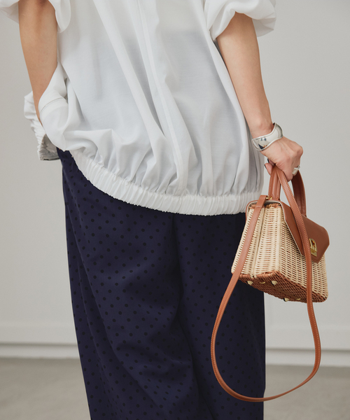 VERMEIL par iena（ヴェルメイユパーイエナ）の「Sheer Volume ブルゾン（その他アウター・レディース・ホワイト/ブラック・FREE）」の18枚目の写真