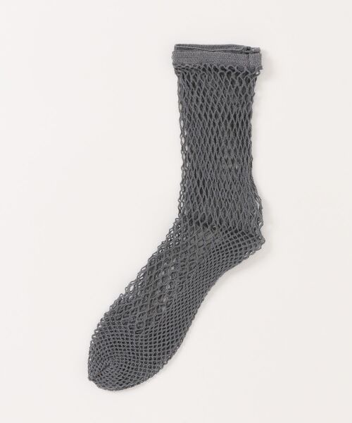 babaco（ババコ）の「babaco Fishnet Socks（ソックス/靴下・レディース・ライトブルー/ベージュ/ライトグレー/ダークブラウン/ライトグリーン・FREE）」の2枚目の写真
