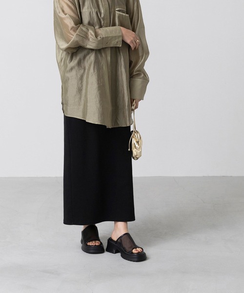 menue(メヌエ)の「シアーチュール 厚底サンダル(サンダル・レディース・ブラック・L/M/S/LL)」の3枚目の写真