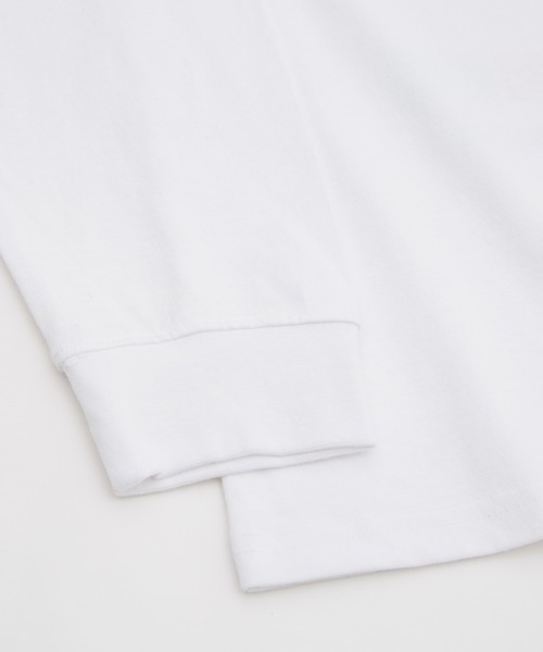 En serio TOKYO(エンソリオトーキョー)の「【SIDEWAYSTANCE】刺しゅうダウナーブルドッグ長袖Tシャツ SIDE24-133(Tシャツ/カットソー・メンズ・ブラック/カーキ/ホワイト/オートミール・SMALL/MEDIUM/LARGE/X-LARGE)」の6枚目の写真