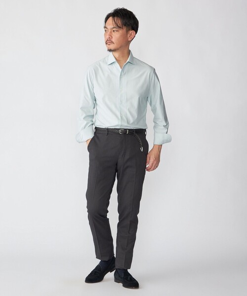 SHIPS（シップス）の「SHIPS:〈FUNCTION/手洗い可能〉ラミー ブレンド スラックス(セットアップ対応)（スラックス・メンズ・ブラウン/ネイビー/ダークグレー/ベージュ・44/46/48/50）」の11枚目の写真