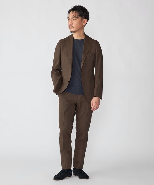 SHIPS（シップス）の「SHIPS:〈FUNCTION/手洗い可能〉ラミー ブレンド スラックス(セットアップ対応)（スラックス・メンズ・ブラウン/ネイビー/ダークグレー/ベージュ・44/46/48/50）」の12枚目の写真