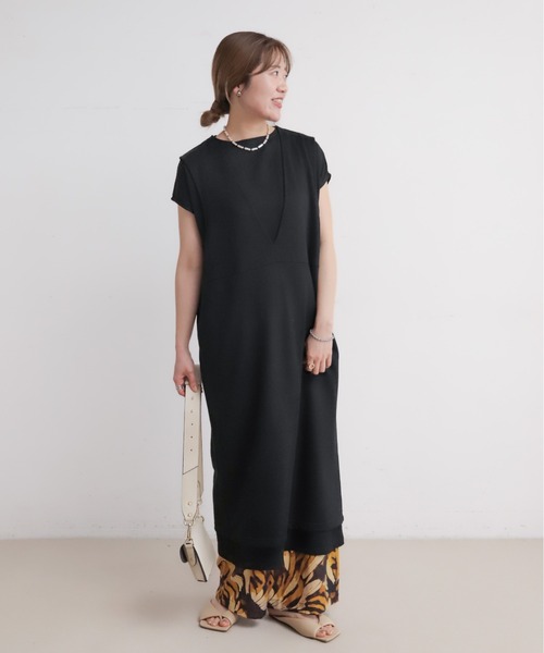 CODE:NURSECOREワンピース シボリブカット レイヤードワンピース | NOMBRE IMPAIR