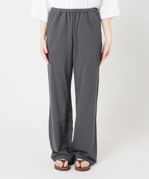 FRAMeWORK（フレームワーク）の「コンパクトインレーパンツ（スウェットパンツ・レディース・ブラック/チャコールグレー・38/36）」の4枚目の写真