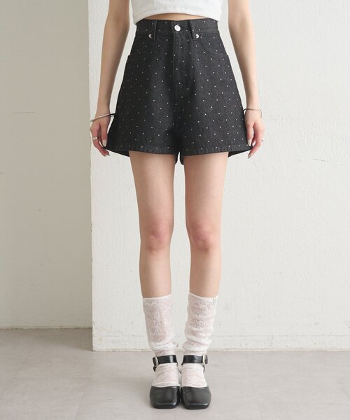 mystic(ミスティック)の「ドットマイクロショートパンツ(その他パンツ・レディース・ブラック/ベージュ・1/2)」の22枚目の写真
