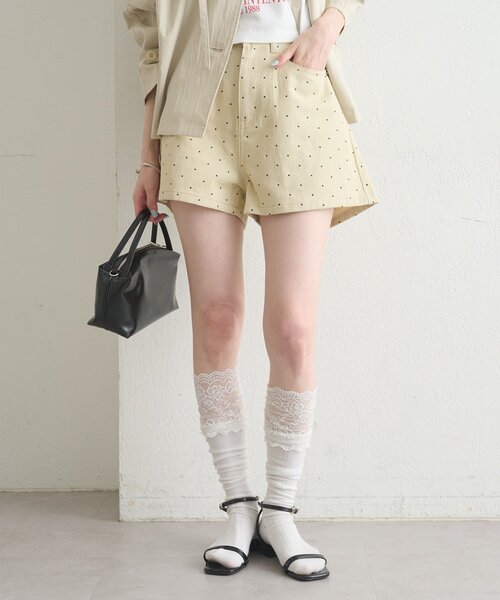 mystic(ミスティック)の「ドットマイクロショートパンツ(その他パンツ・レディース・ブラック/ベージュ・1/2)」の13枚目の写真