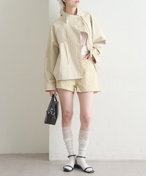 mystic(ミスティック)の「ドットマイクロショートパンツ(その他パンツ・レディース・ブラック/ベージュ・1/2)」の12枚目の写真