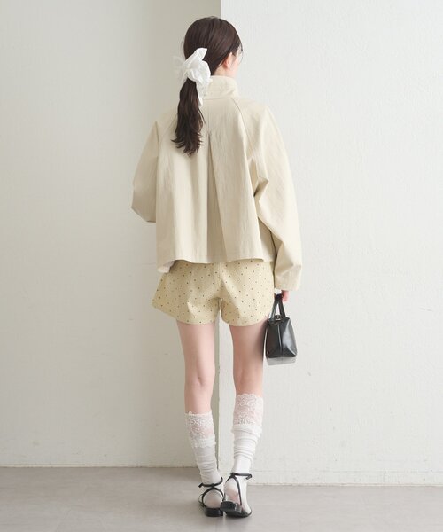 mystic(ミスティック)の「ドットマイクロショートパンツ(その他パンツ・レディース・ブラック/ベージュ・1/2)」の3枚目の写真