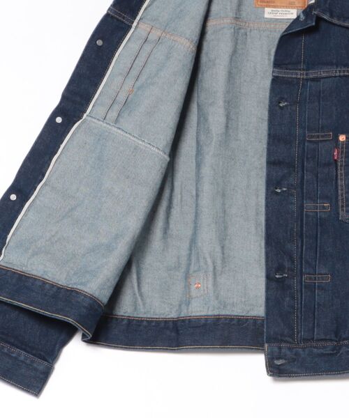 Levi's（リーバイス）の「【LEVI'S/リーバイス】【永遠の定番 1st】TYPE I TRUCKER JACKET 1stトラッカージャケット ワンウォッシュ Gジャン 定番 アメカジ（デニムジャケット・メンズ・ワンウォッシュ・MEDIUM/LARGE/X-LARGE）」の2枚目の写真