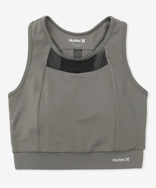 Hurley (ハーレー)の「Hurley/ハーレー タンクトップ スポーツブラ スポブラ カップ付き UVカット 耐塩素 水陸両用 セットアップ対応 WASB261002 UT(タンクトップ・レディース・ブラック/カーキ・M/S)」の2枚目の写真