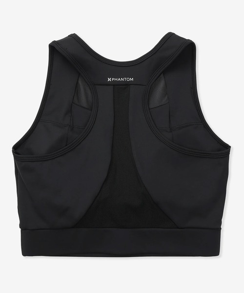 Hurley (ハーレー)の「Hurley/ハーレー タンクトップ スポーツブラ スポブラ カップ付き UVカット 耐塩素 水陸両用 セットアップ対応 WASB261002 UT(タンクトップ・レディース・ブラック/カーキ・M/S)」の4枚目の写真