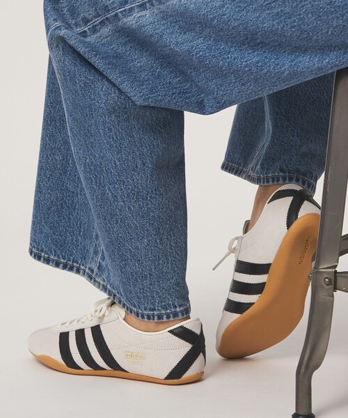 green label relaxing(グリーンレーベルリラクシング)の「<adidas Originals>トーキョー スニーカー / Tokyo(スニーカー・レディース・ベージュ/オフホワイト/ブラック・24.5cm/23cm/24cm/23.5cm/22.5cm/25cm)」の10枚目の写真