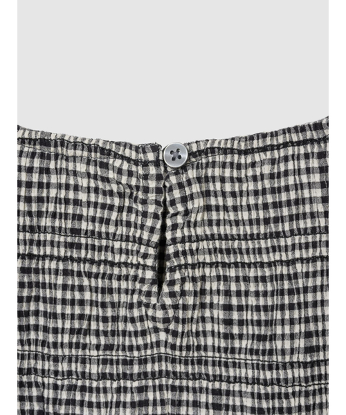 GAP(ギャップ)の「スモッキングギャザー クロップド ペプラムトップス(シャツ/ブラウス・レディース・ブラック/ブラック系その他/ブルー・L/S/XXS/M/XS)」の19枚目の写真