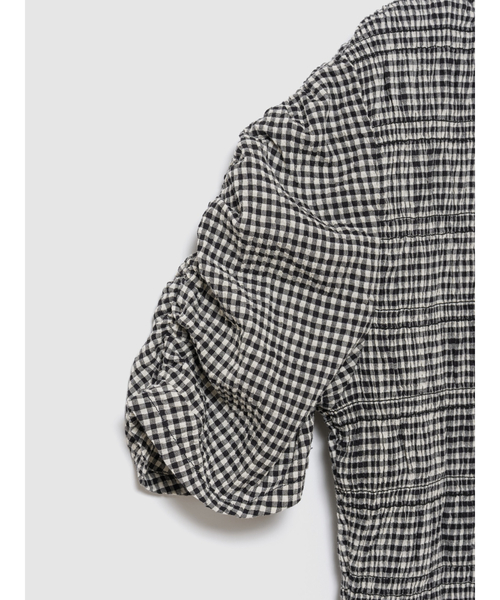 GAP(ギャップ)の「スモッキングギャザー クロップド ペプラムトップス(シャツ/ブラウス・レディース・ブラック/ブラック系その他/ブルー・L/S/XXS/M/XS)」の22枚目の写真
