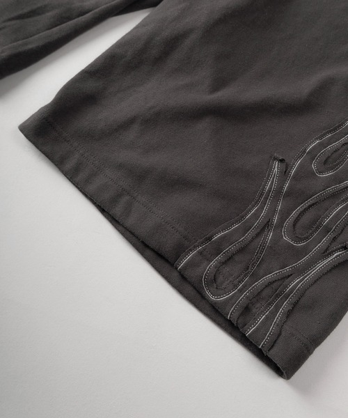 THRASHER(スラッシャー)の「【70】【THRASHER/スラッシャー】別注 ミニ裏毛 ファイヤーアップリケ刺繍 スウェット ショートパンツ【セットアップ可能】(その他パンツ・メンズ・チャコールグレー/アッシュグレー/ブラック・M/L/XL)」の19枚目の写真