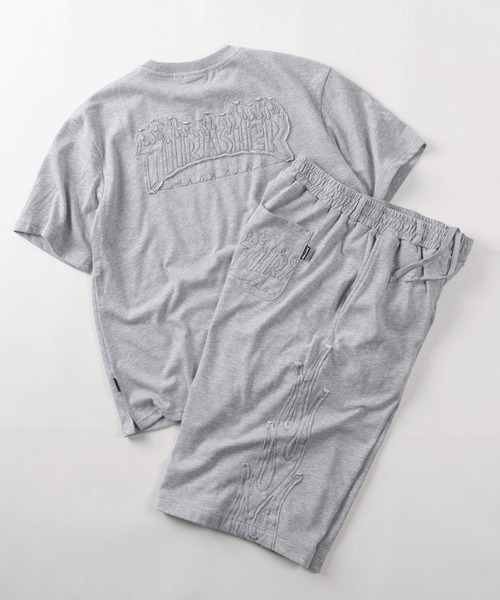 THRASHER(スラッシャー)の「【70】【THRASHER/スラッシャー】別注 ミニ裏毛 ファイヤーアップリケ刺繍 スウェット ショートパンツ【セットアップ可能】(その他パンツ・メンズ・チャコールグレー/アッシュグレー/ブラック・M/L/XL)」の20枚目の写真