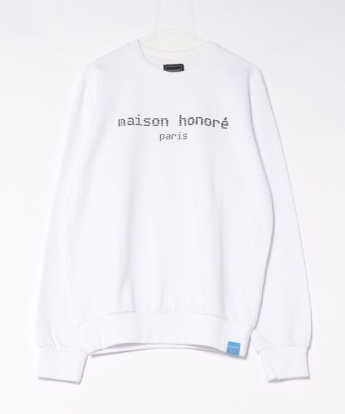 セール】【Maison Honore】 クルーネックロゴスウェット（スウェット